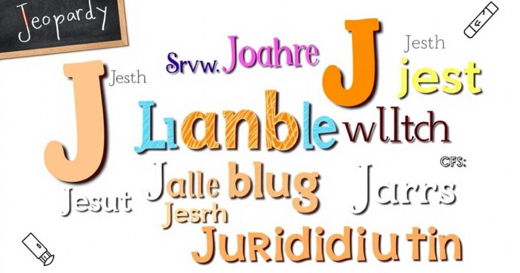 More J Words To Build Your Vocabulary