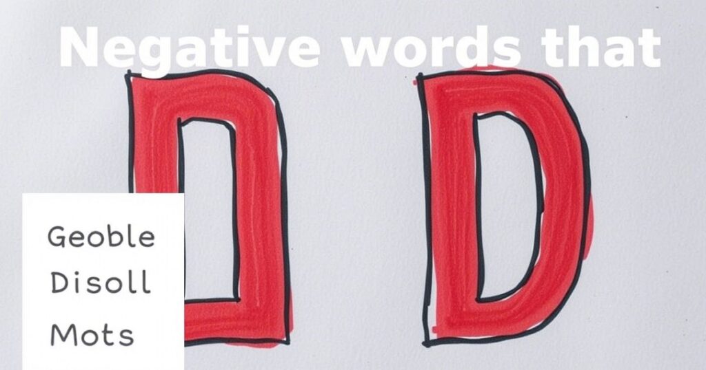 More Negative Words That Start With D