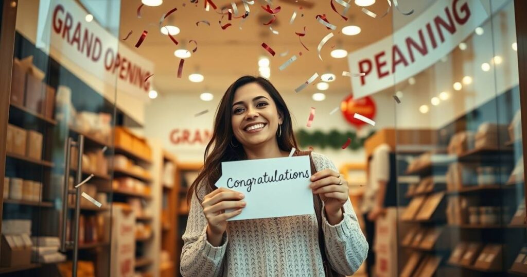 10: Congratulations To My Sister For Your New Business