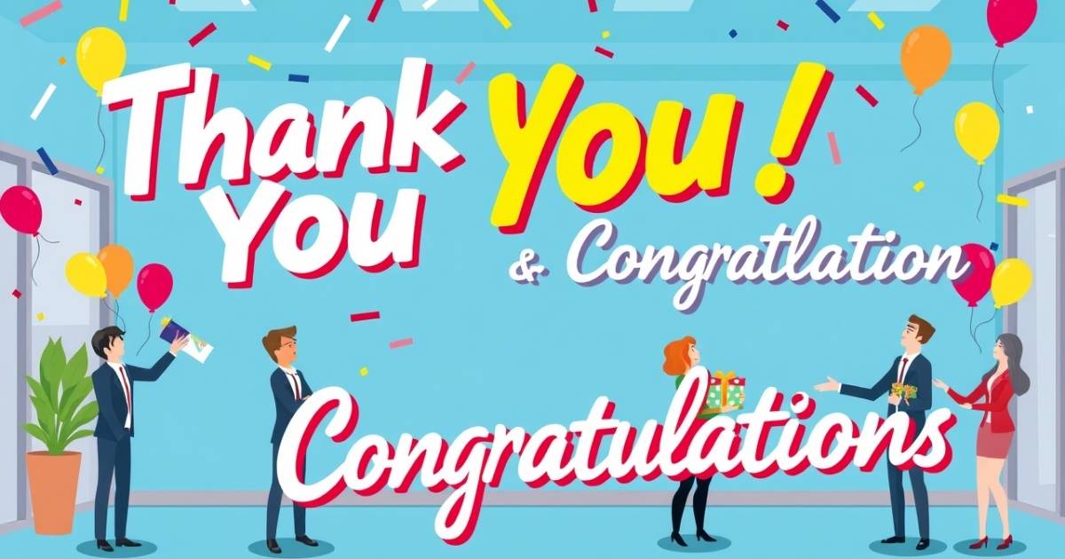 Congratulations