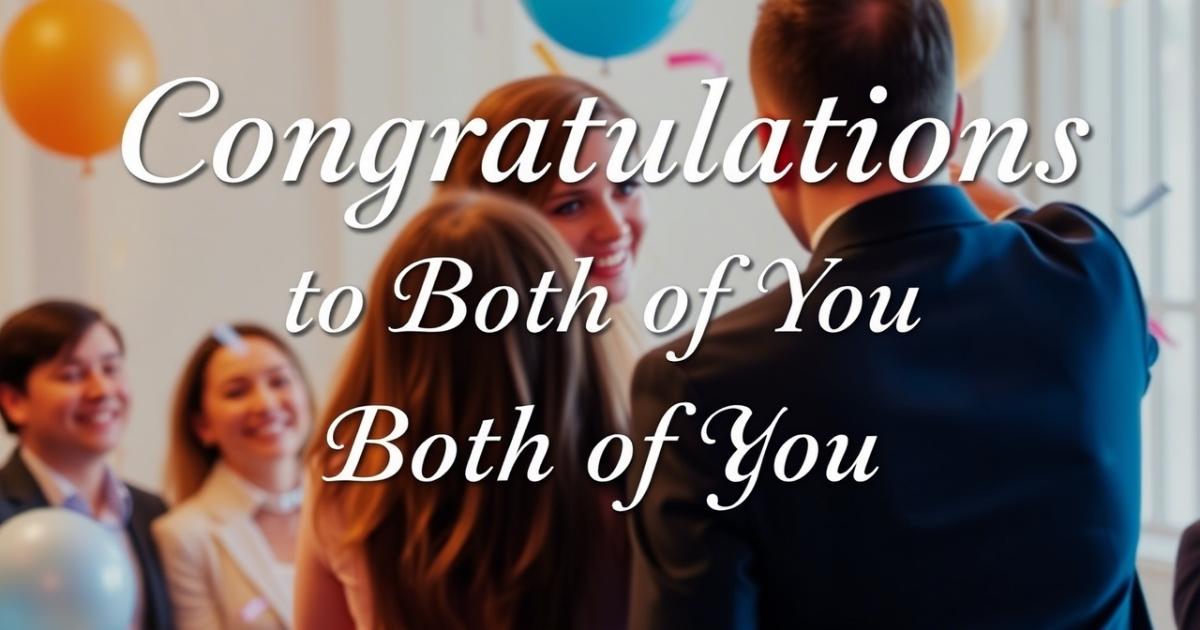 Congratulations