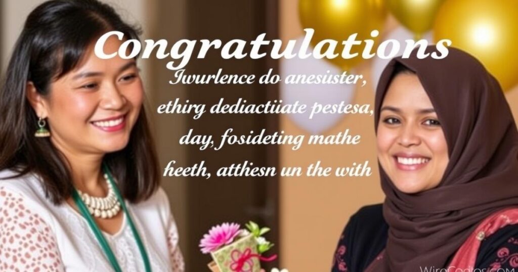 8: Congratulations Message For Sister Achievement