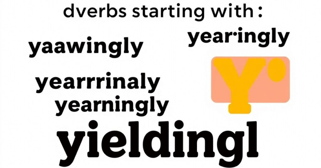Adverbs Starting With Y