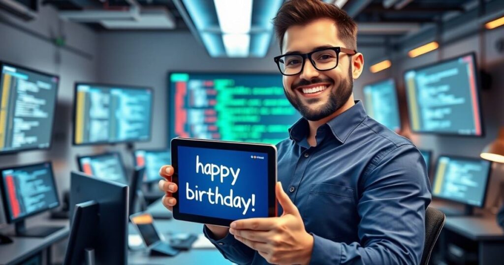 Birthday Wishes for the Tech Savvy Boss