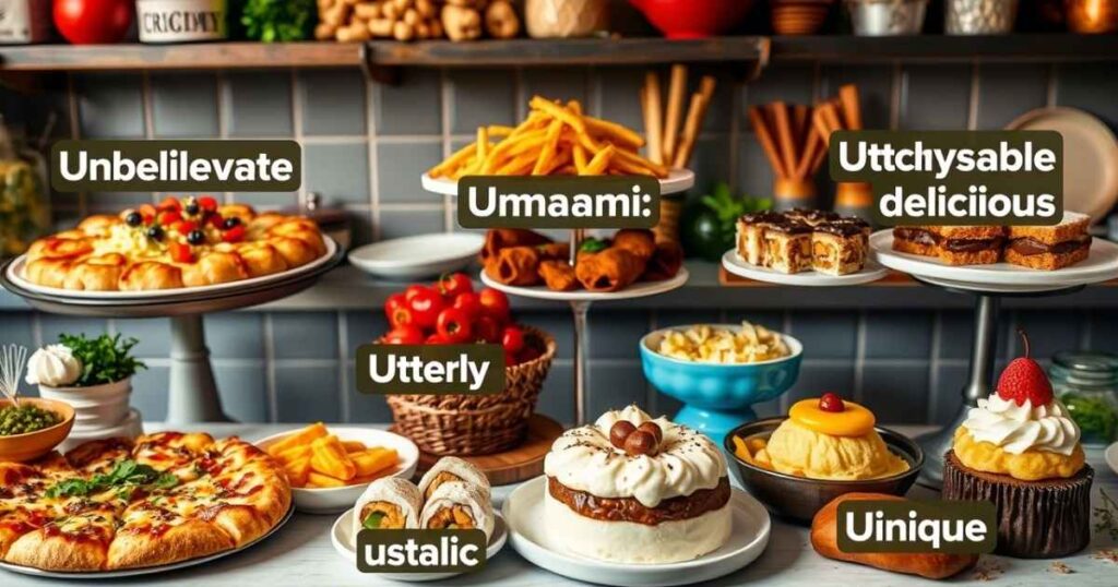 Food Adjectives That Start With U