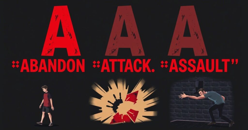 Negative Action Words That Start With A