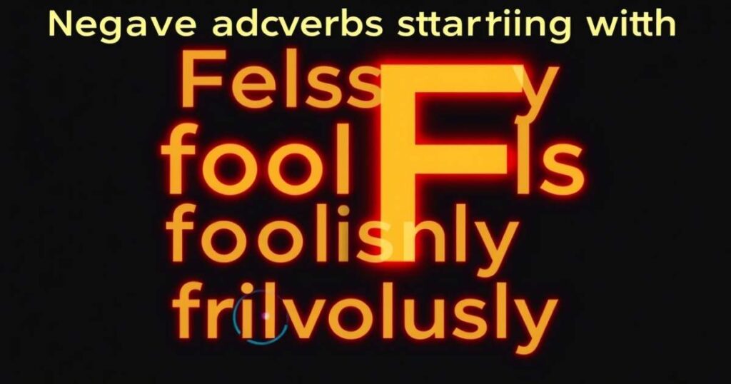 Negative Adverbs That Begin With F