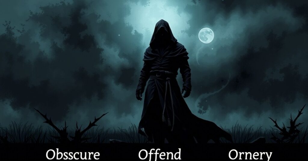 Negative Words That Start With O