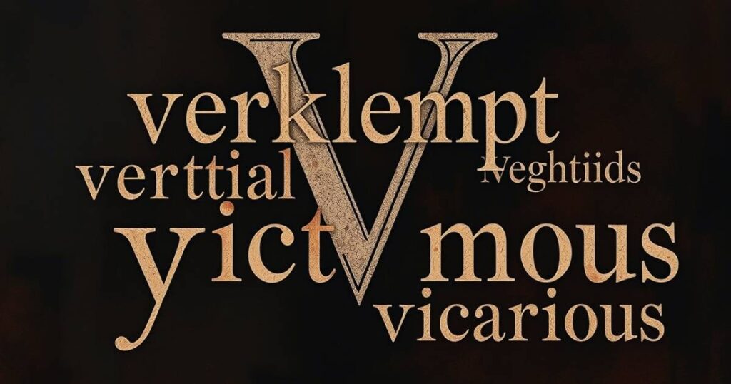 Obscure Words That Start With V