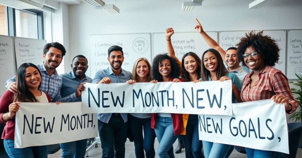 Motivational New Month Messages to Inspire Your Team