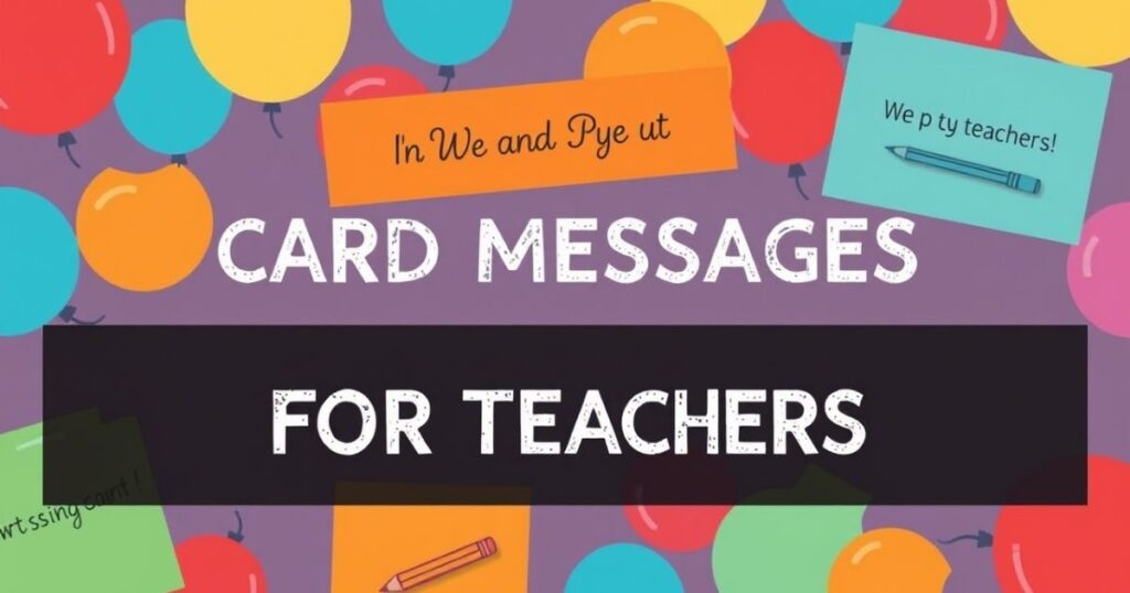 Sample Christmas Card Messages for Teachers