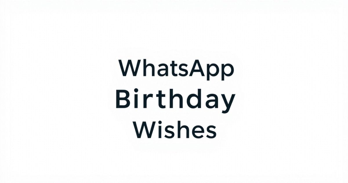 Birthday Wishes