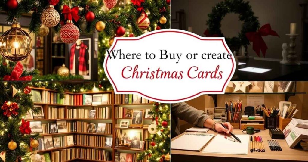 Where to Buy or Create Christmas Cards